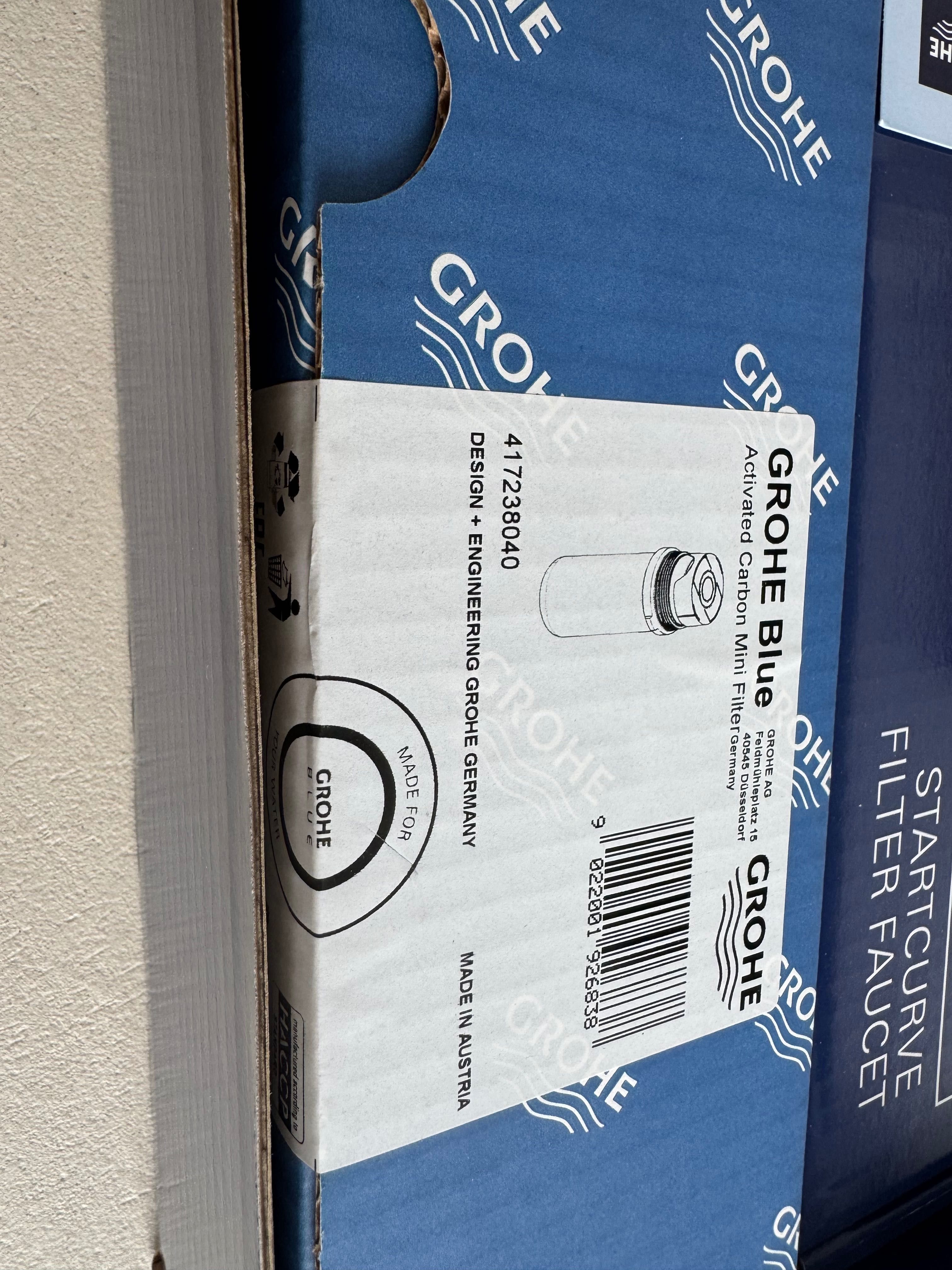Grohe Blue Pure Start Zestaw Z Filtrem Węglem Aktywnym Chrom