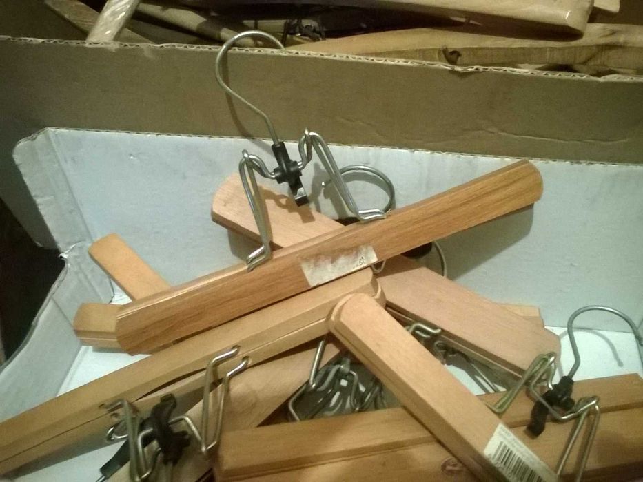 Wieszaki drewniane 50 sztuk