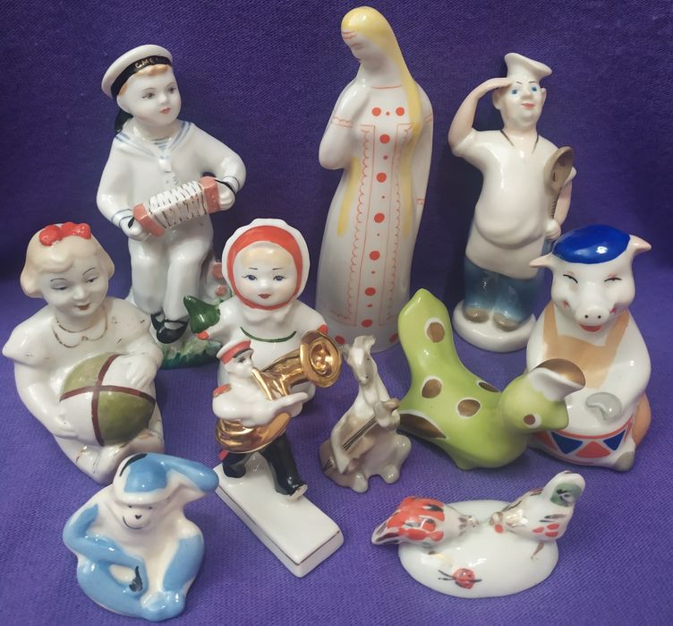 фарфоровые статуэтки, миниатюры, ссср
