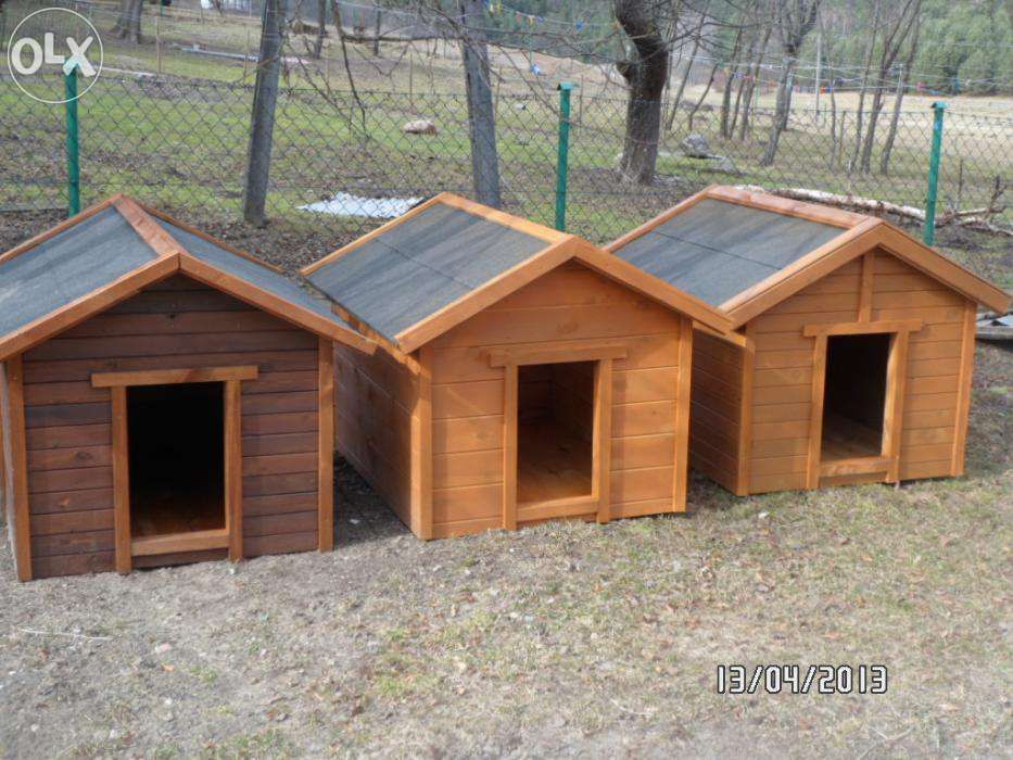 Buda dla psa kurtyna na wejscie.