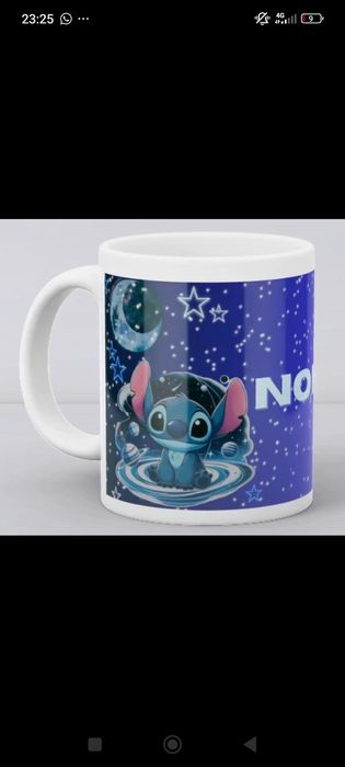 Caneca tema Stitch