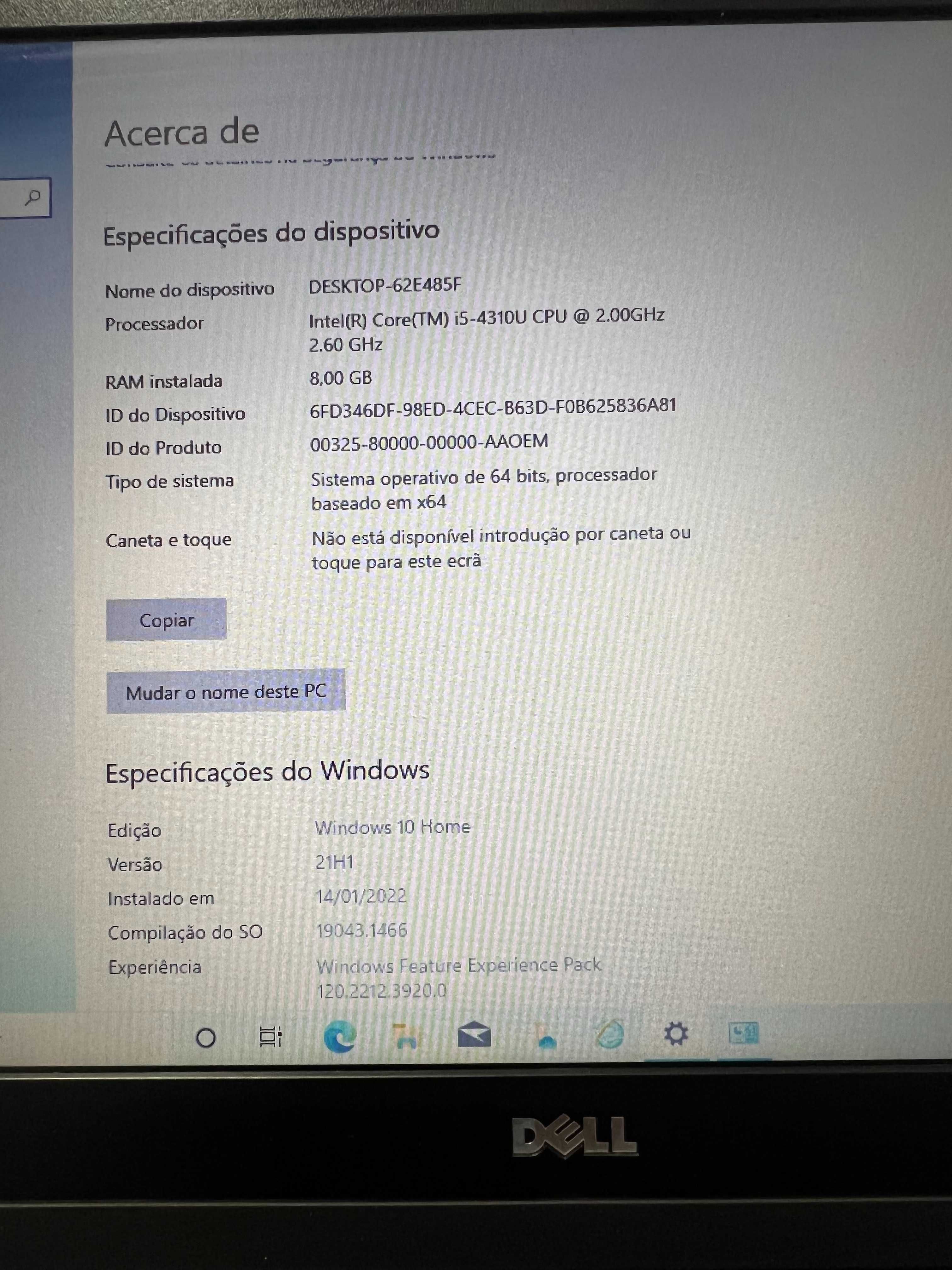 Computador Portátil Dell Latitude E7240 Ultrabook 12,5"