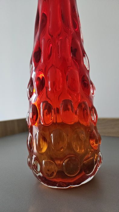 Wazon PRL szkło kolorowe