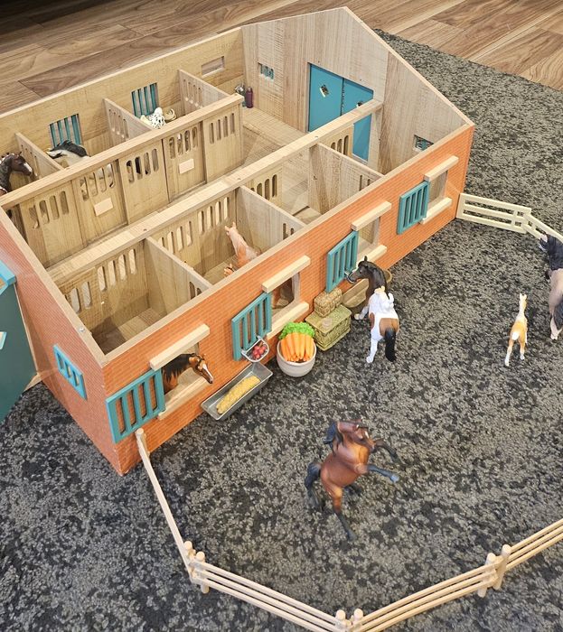 Stajnia konie duży zestaw