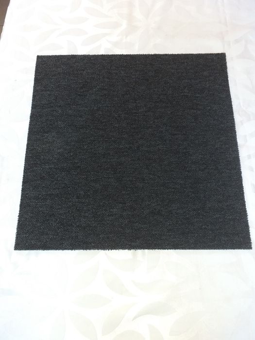 20m2 wykładziny PREMIUM 50x50 ciemny grafit + liśtwy+klej NOWA Niemcy