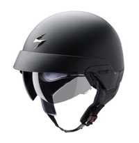 Kask otwarty SCORPION EXO-100 Black z blendą