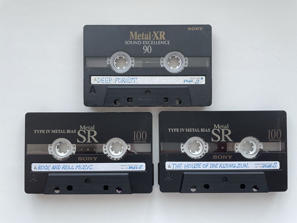 Аудиокассета SONY SR Metal 100 (осталась одна шт.).