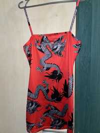 Платье с драконами