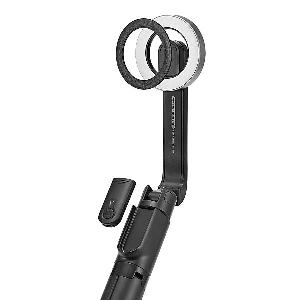 Spigen S580W Magsafe Bluetooth Selfie Stick Long Tripod Black
