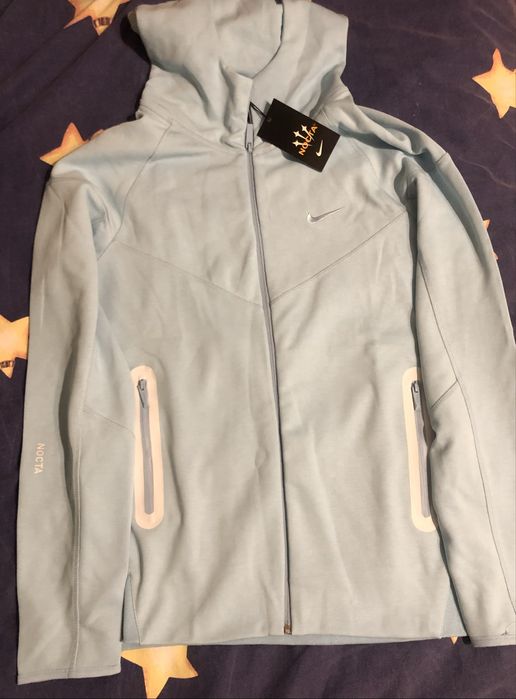 Зіп-худі блакитне nike nocta