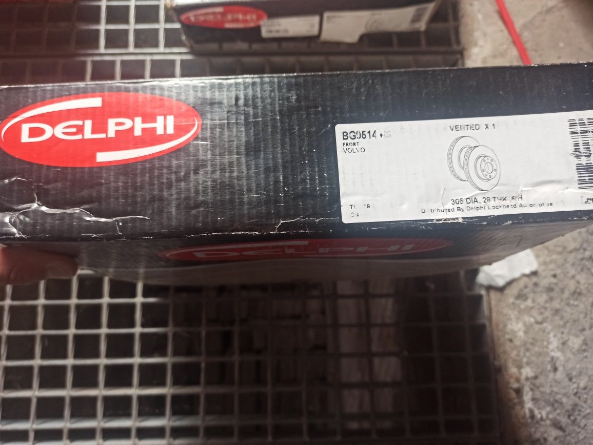 DELPHI Tarcze Hamulcowe Przód VOLVO