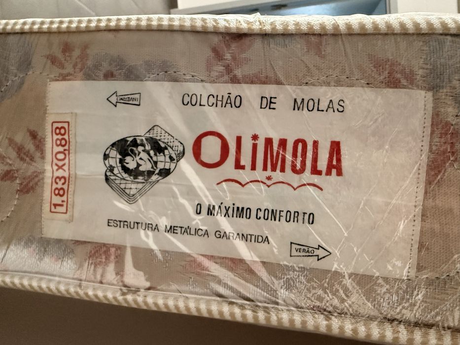 2x Colchão de Molas Olimola - 1,83m x 0,88m - Pouco Usado