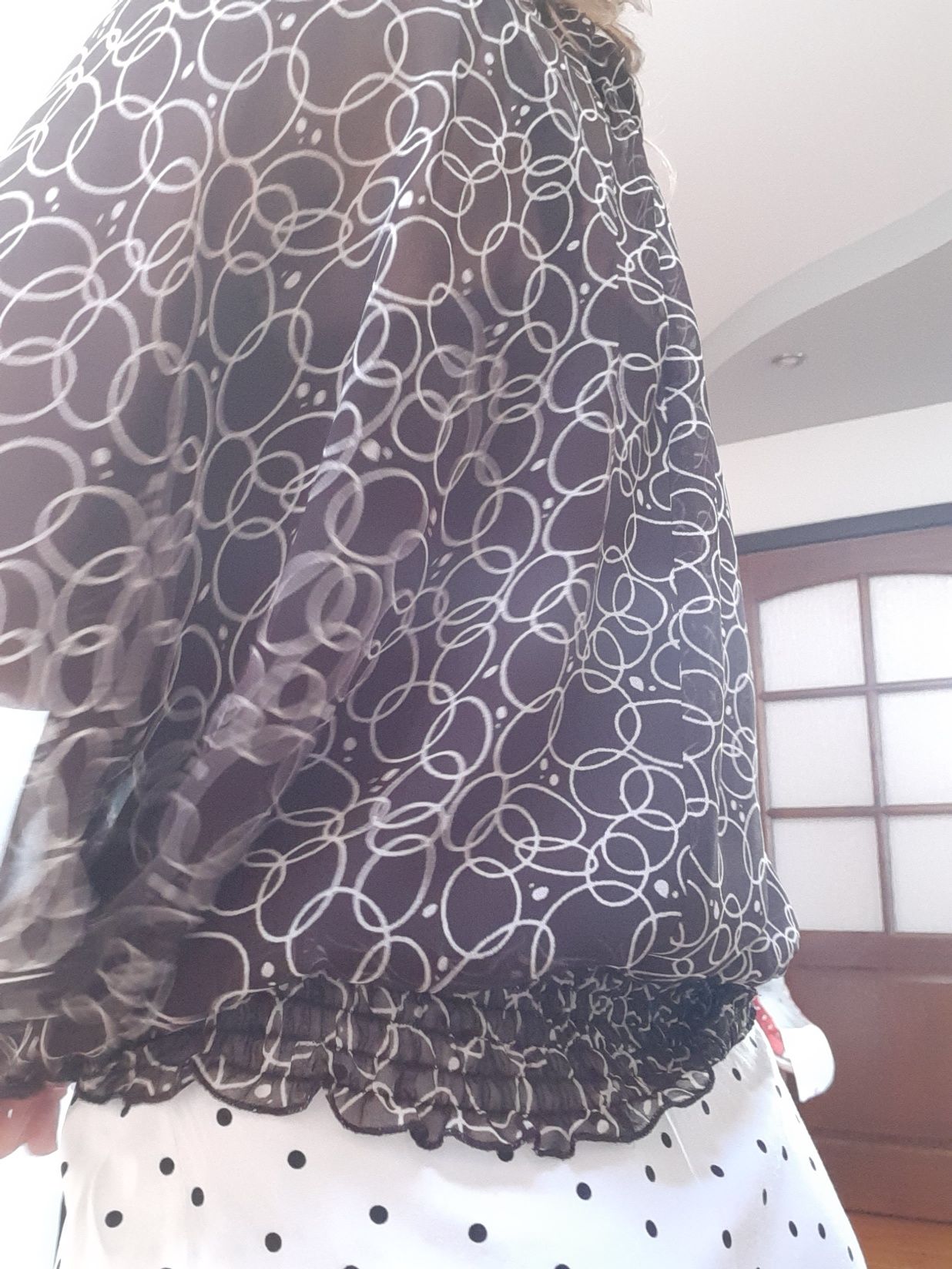Unikatowa bluzka, kimono L Lavender Star