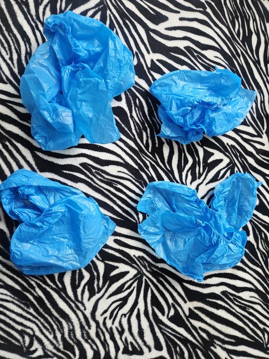 Ochraniacze na buty foliowe, jednorazowe 8 sztuk