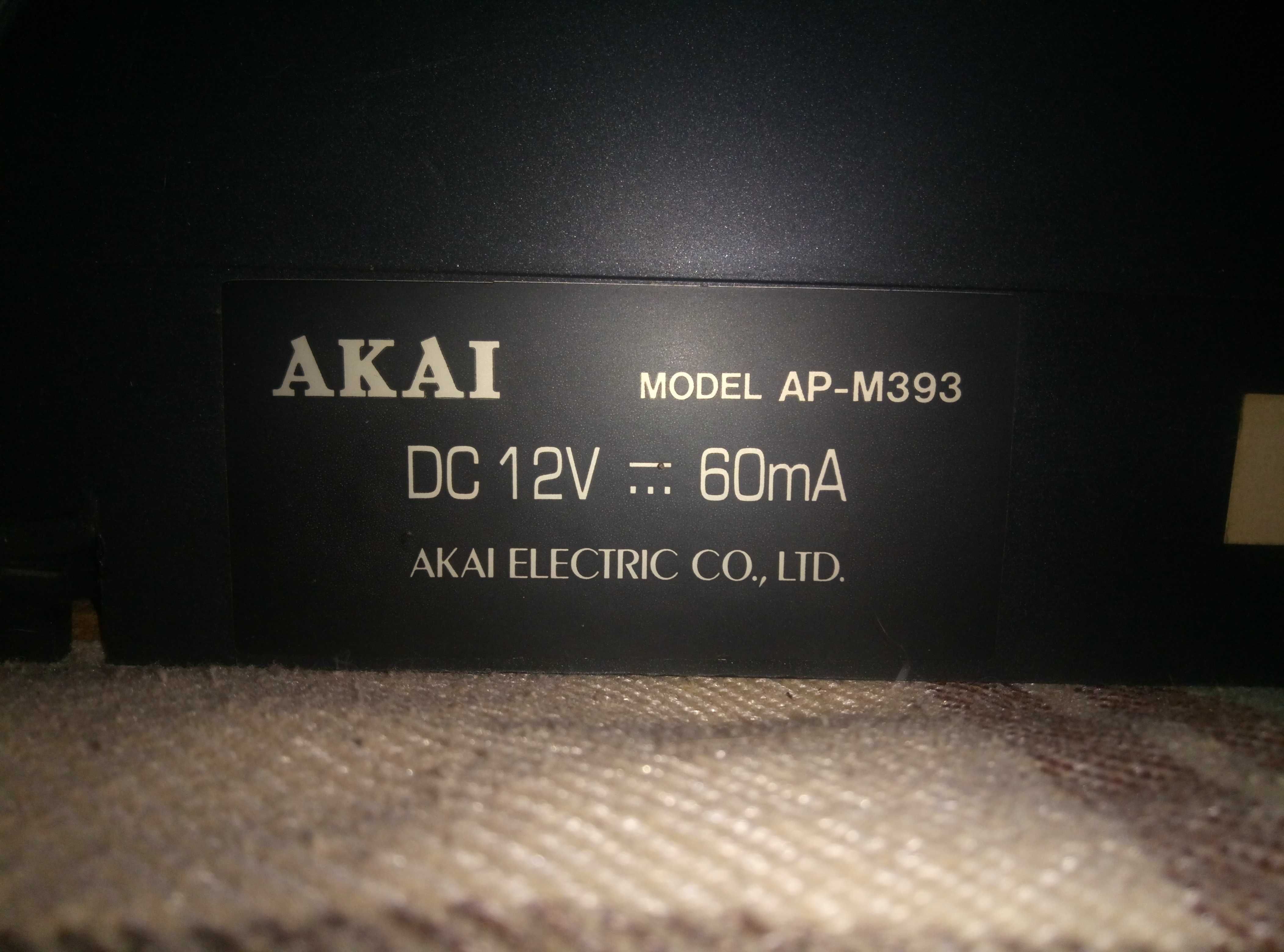 Винтажный виниловый проигрыватель AKAI AP-M393