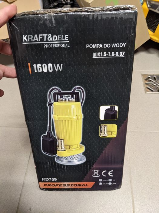 Pompa do wody Kraft&delle 1600w 12500l/h