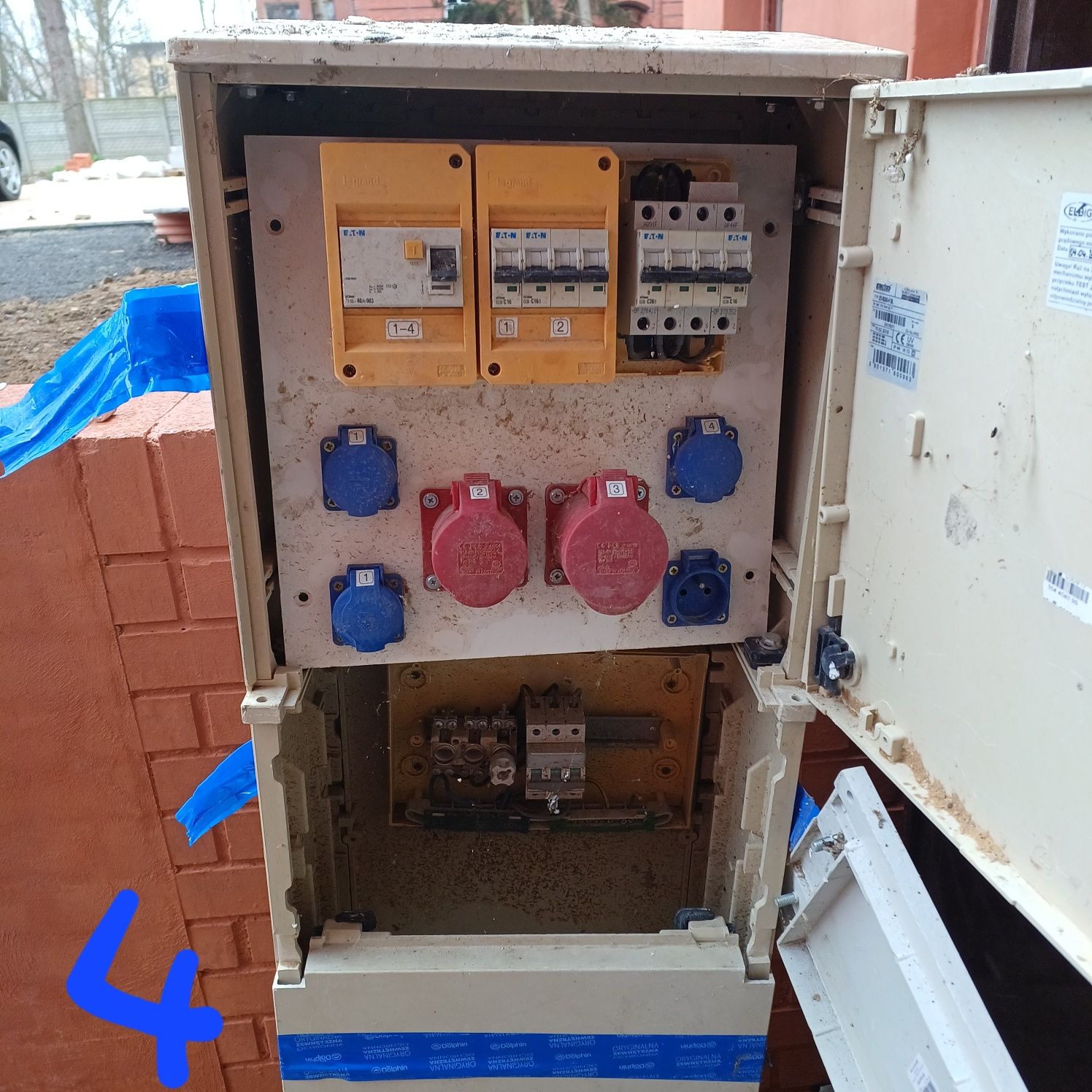 Skrzynka elektryczna zewnętrzna WLZ budowlana