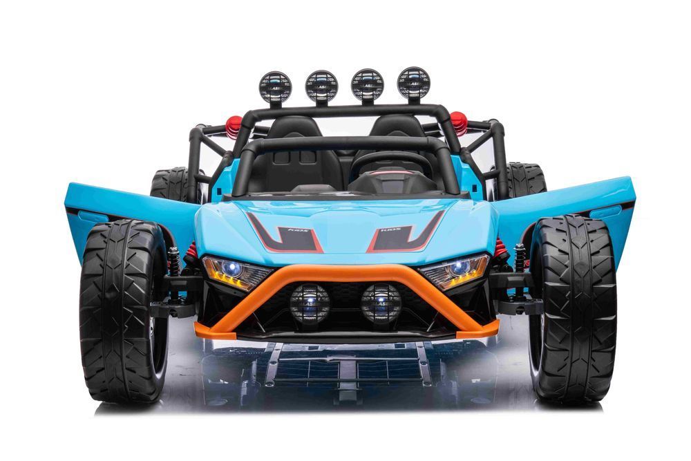 Pojazd na akumulator dla dzieci Buggy Racing 5 Niebieski