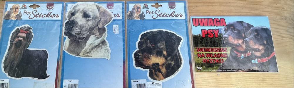 Tabliczki ostrzegawcze pies