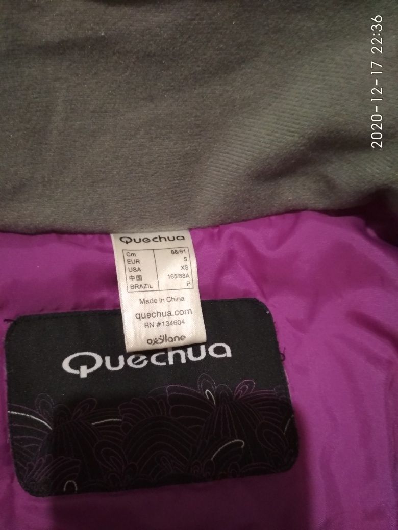 Kurtka Quechua zimowa damska S