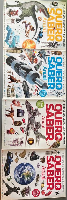 Múltiplas revistas "Quero Saber".