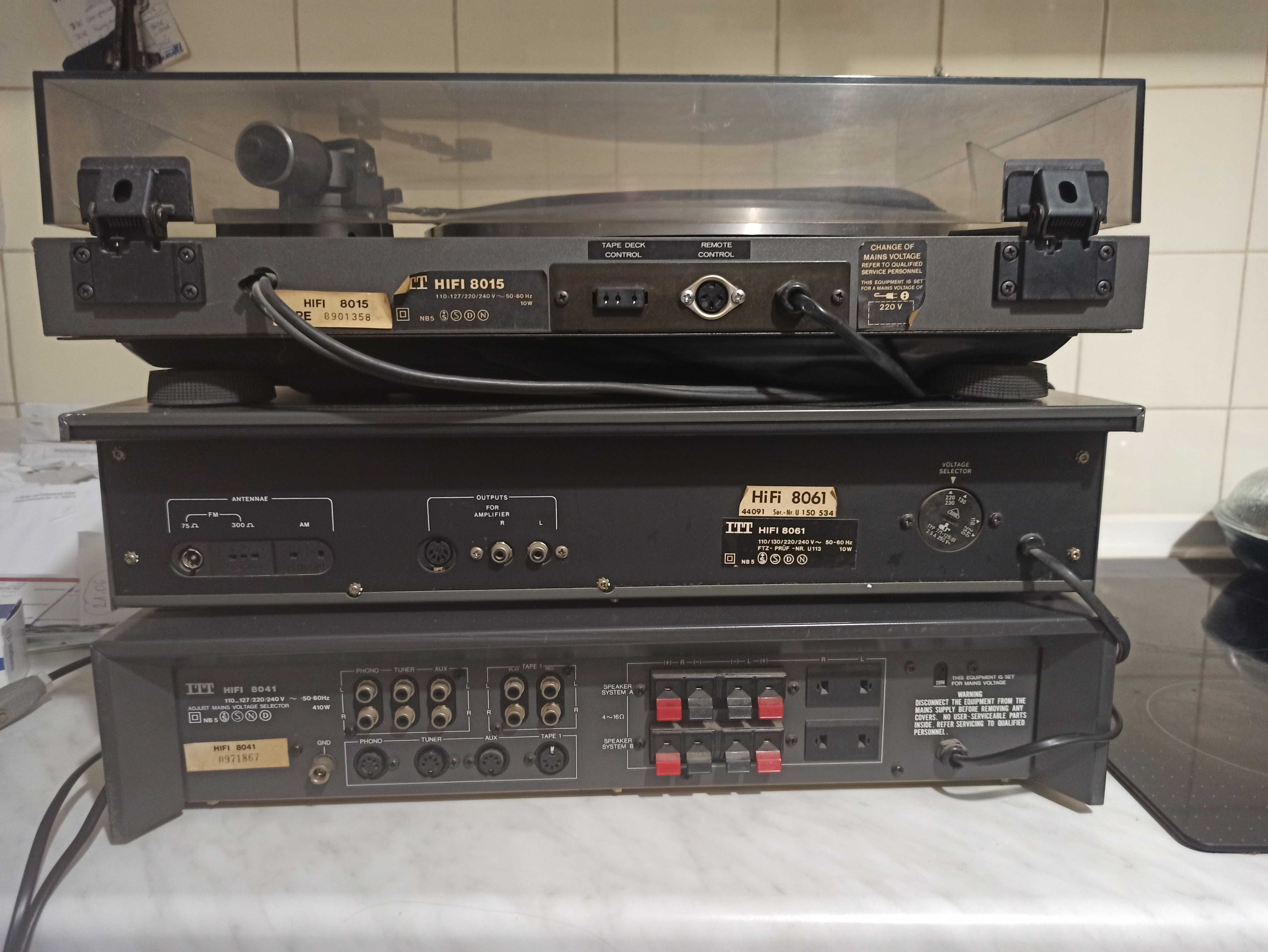 ITT HIFI  - vintage ,  zestaw, wzmacniacz, radio, gramofon