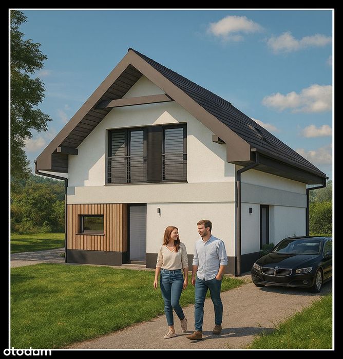 Działka z pozwoleniem na budowę osiedla domów.