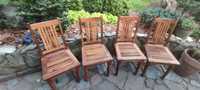 Krzesła / krzesło drewniane / kolonialne ,  drewno egzotyczne , TEAK,