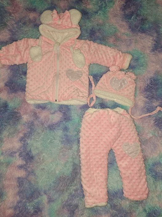 Zestaw kombinezon zimowy 92