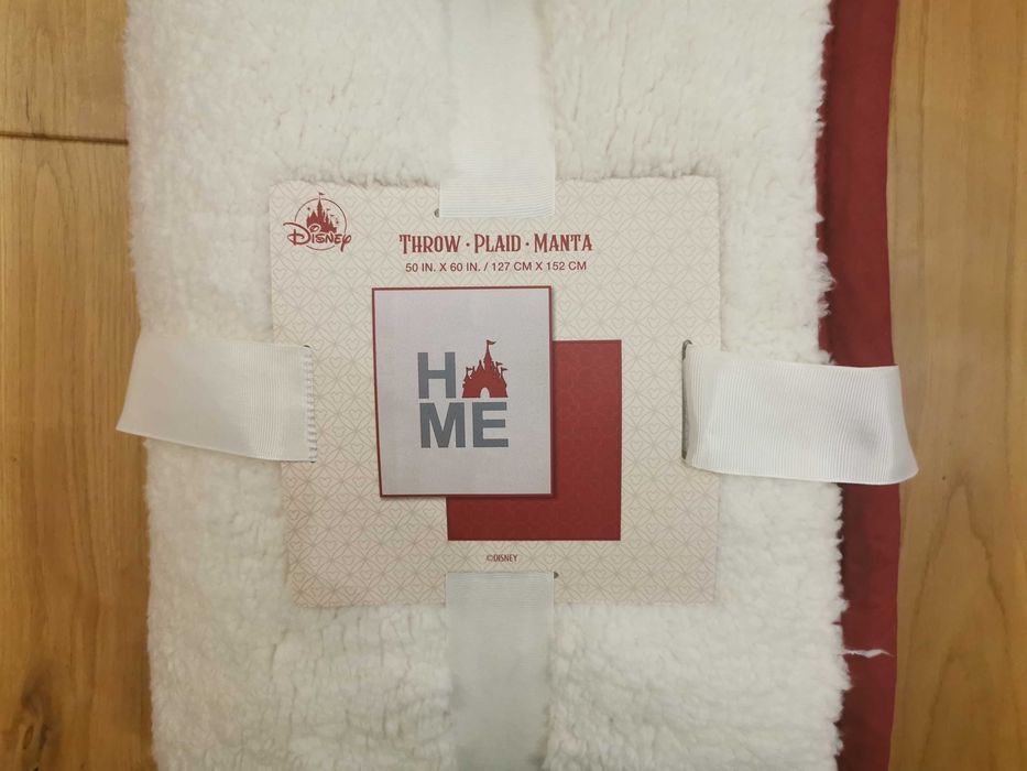Pled Disney Koc wełna Fantasyland Castle Blanket wełniany Mickey Mouse