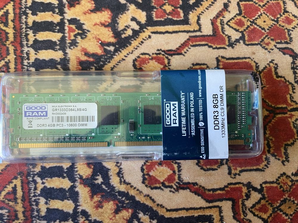 Pamieć RAM DDR3 GoodRam 1333MHz