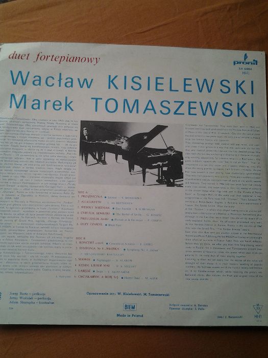 Wacław Kisielewski & Marek Tomaszewski "Play favourite melodies"