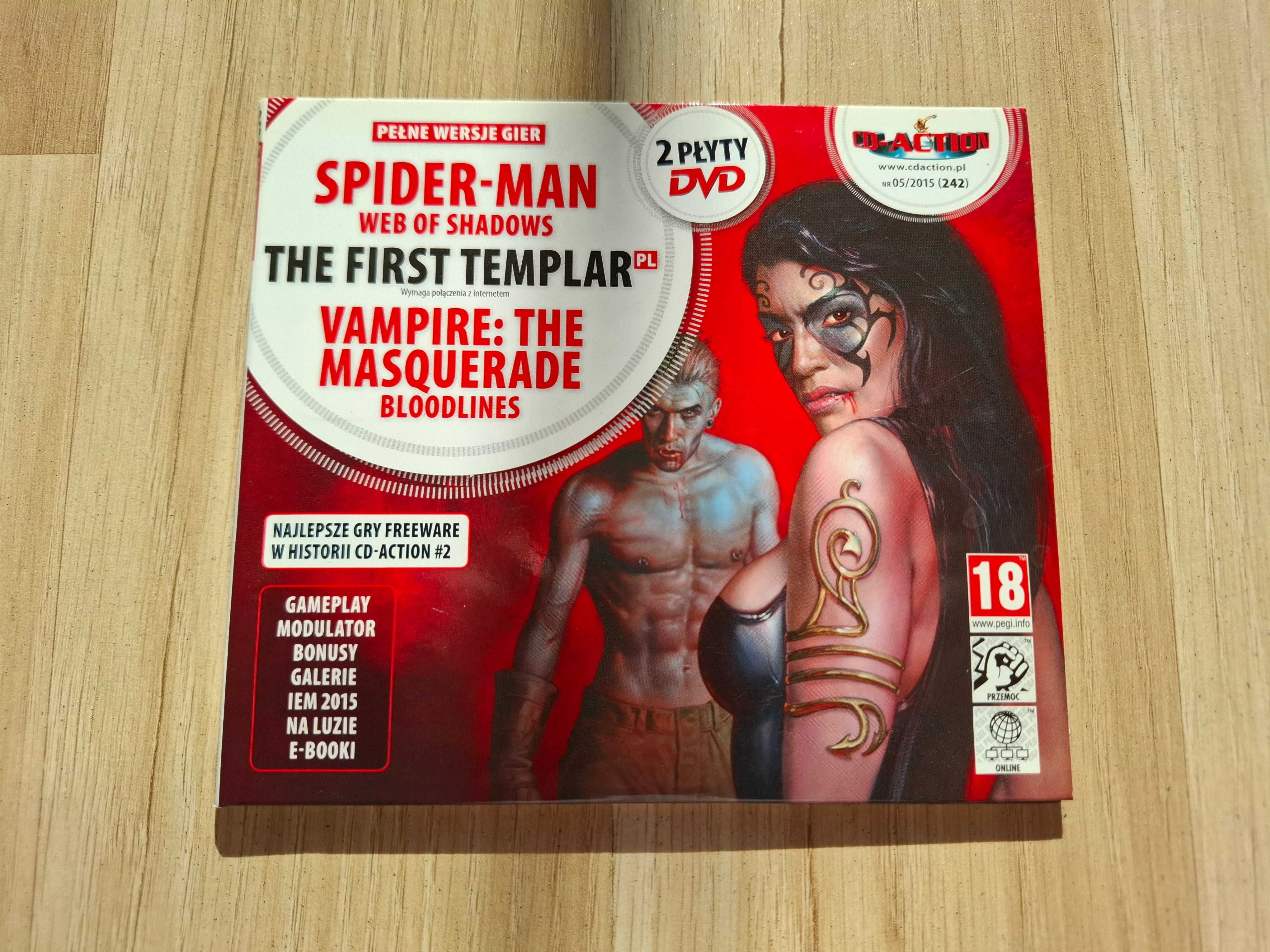 Spider-Man Web of Shadows PC PL DVD CD-Action 05/2015 numer 242