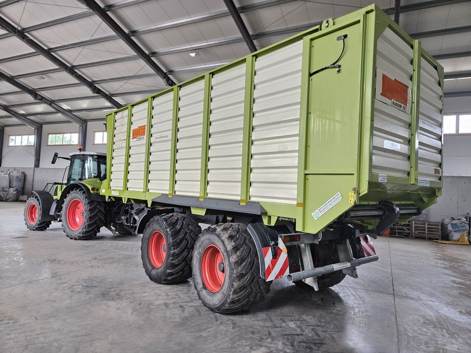 Krone ZX450 GD przyczepa zbierająca objętościowa Claas Kaweco Bergmann