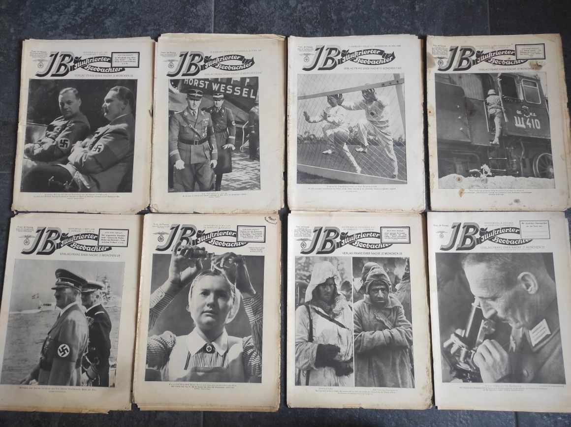 Gazety wojenne Illustrierte Beobachter 43 szt