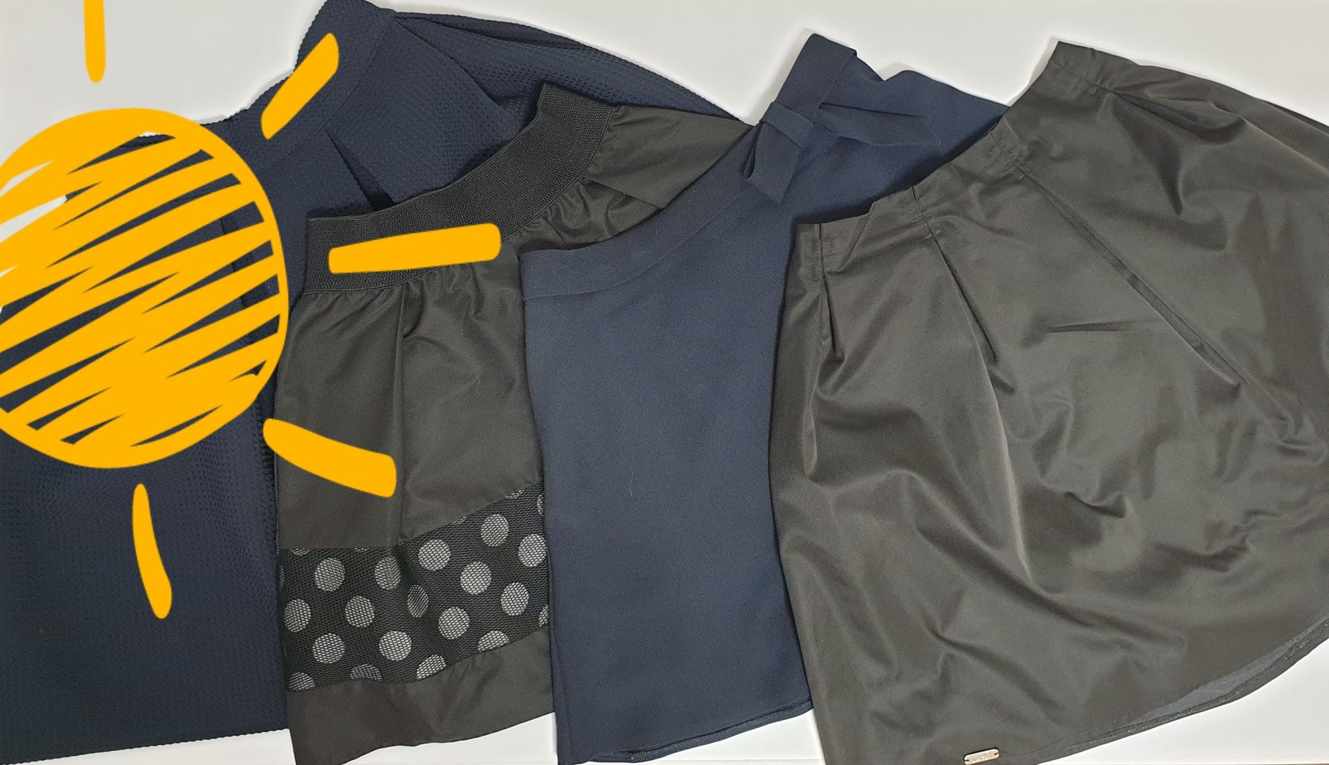 Черная школьная форма на р.158-164 (пиджак, юбка, шорты, шкільна форма