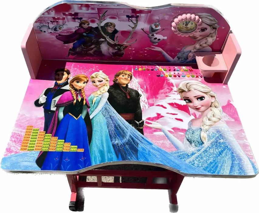 Парта детская со стулом с регулируемой высотой (розовая синяя) АКЦИЯ