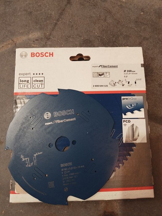 Piła Expert for Fiber Cement 160/20mm 4 zęby BOSCH