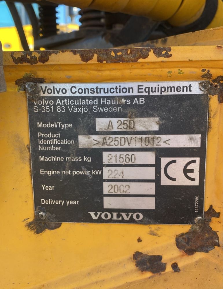 Vol D  Wozidło A25 D Przegubowe  6x6 (Cat.Bell) A30E . 730 . B30D