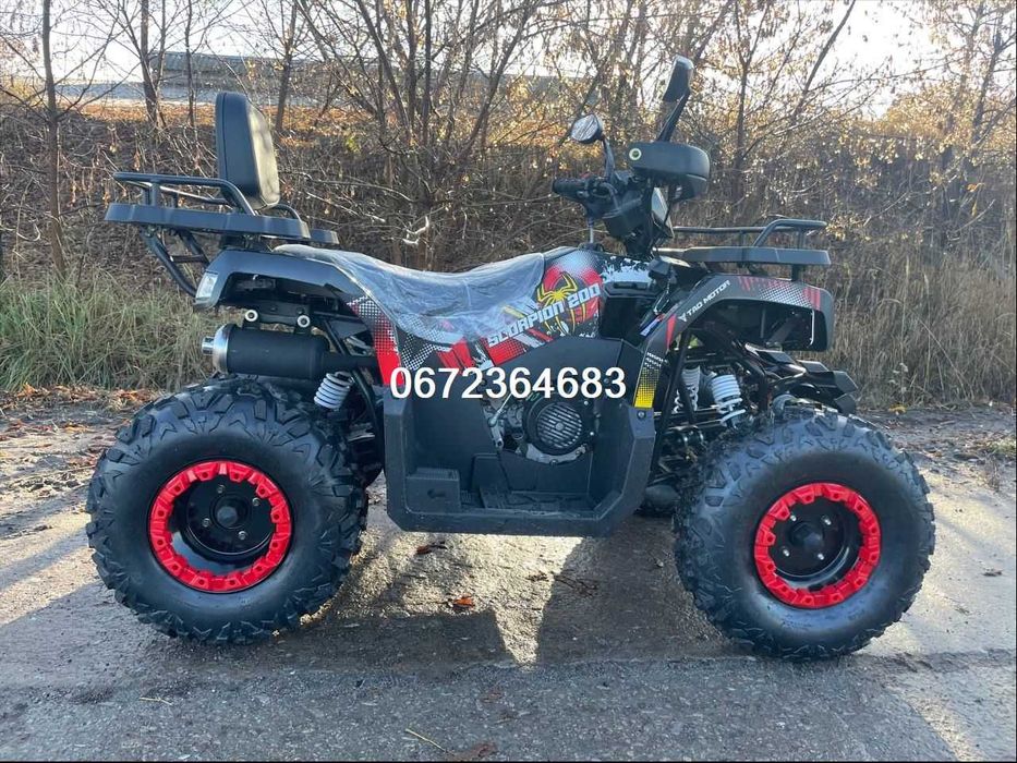 Квадроцикл CommanScorpion200сс/Доставка Безкоштовно/Потужний 16Коней!