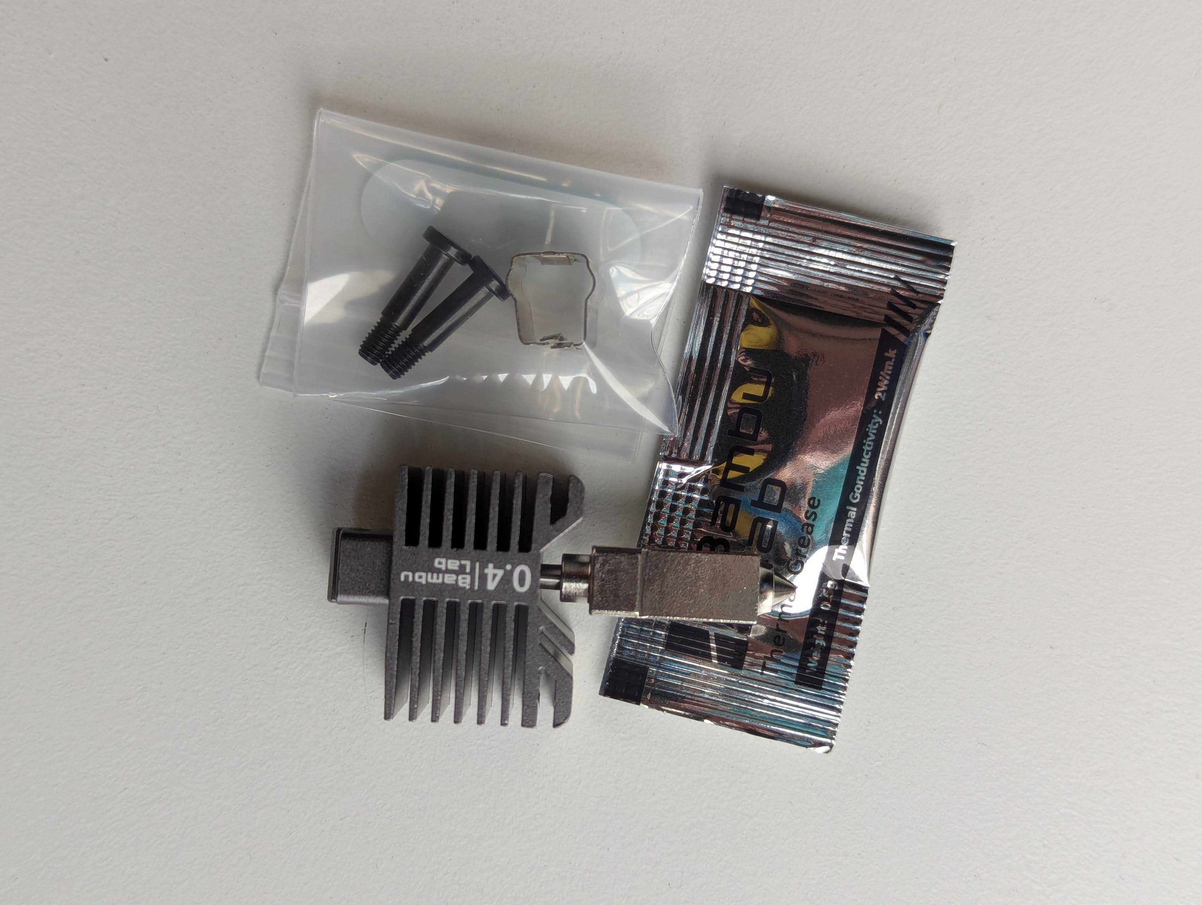 Hotend 0.4 nozzle bambulab X1C, P1, P1S