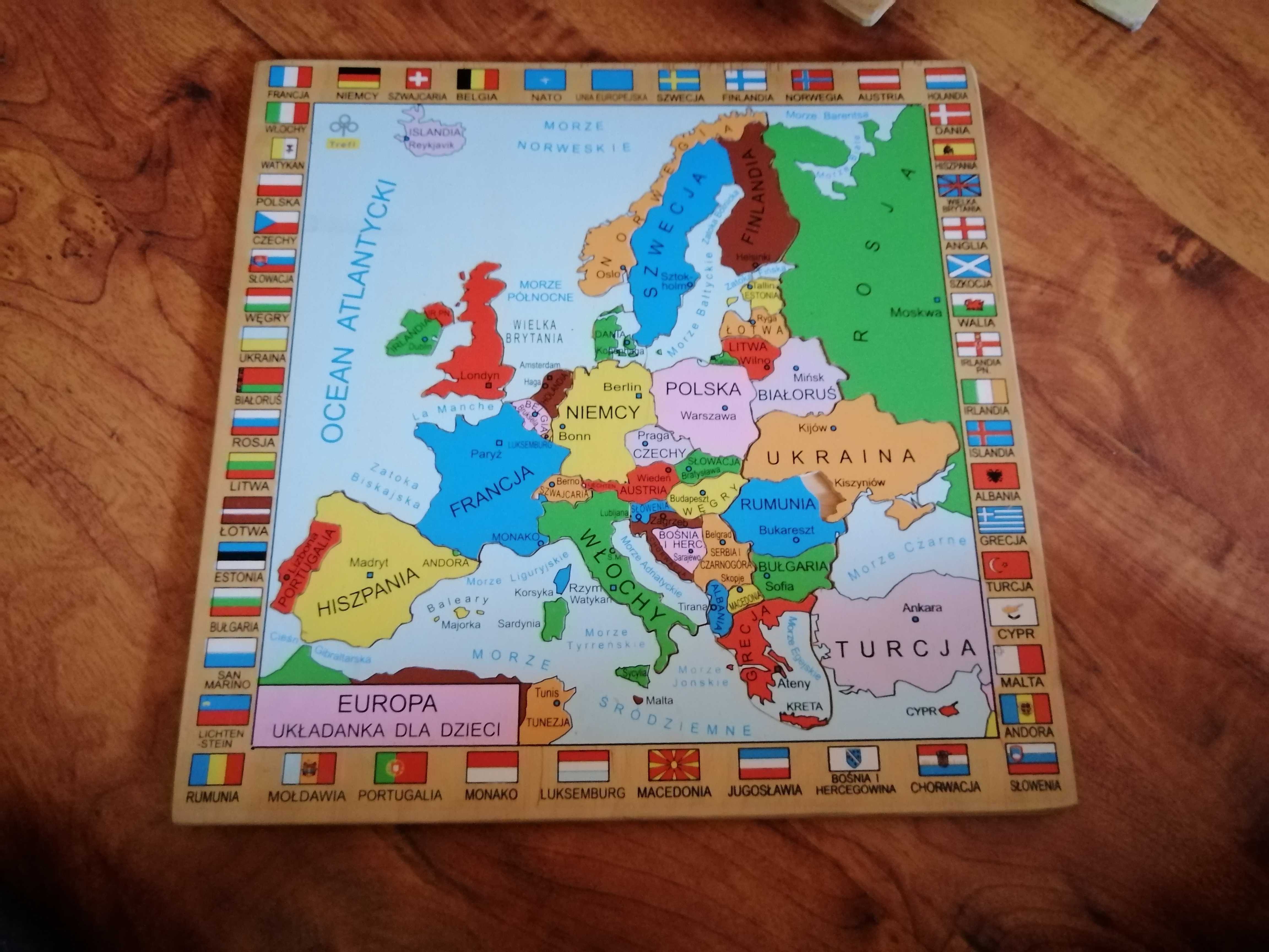 puzzle drewniane