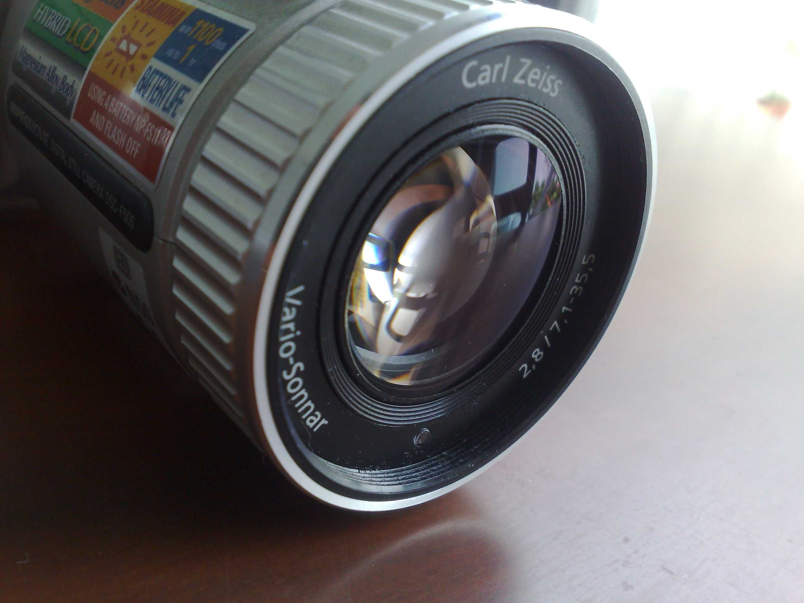 Sony dsc f505 2 cameras a funcionar handycam / cybershot c/ carregador