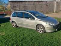 Peugeot 307 kombi, benz+LPG, 2.0, 2006 r, 140 KM, uszkodzona skrzynia.