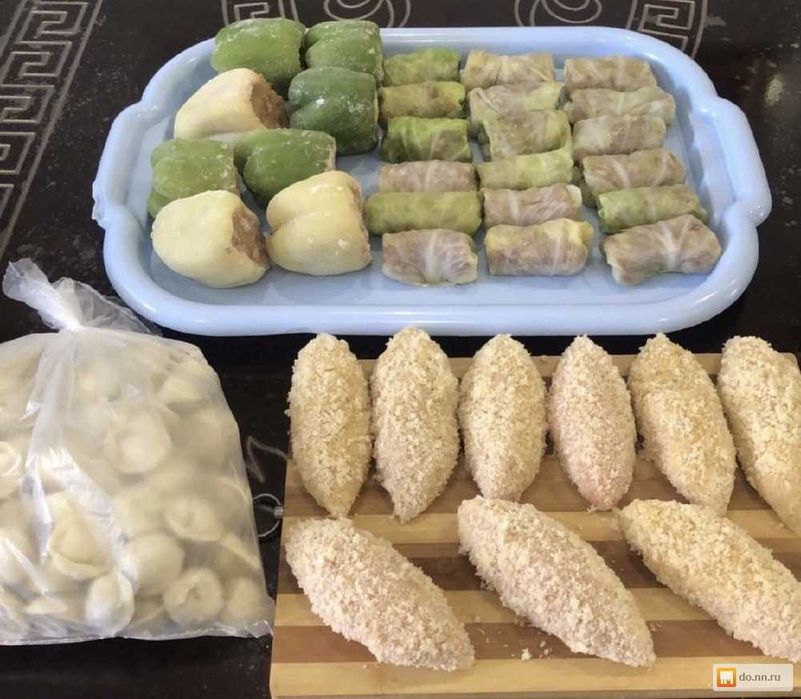 Домашние вареники и полуфабрикаты