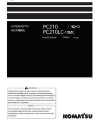 Instrukcja obsługi Komatsu PC 210-10 MO, PC 210 LC-10MO  PL