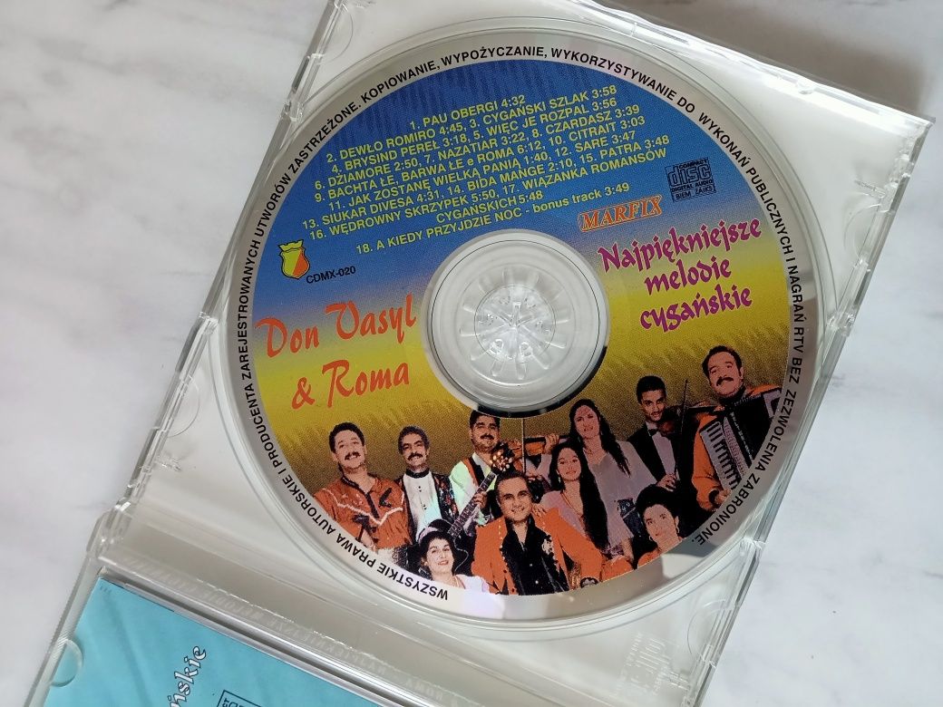 Najpiękniejsze Melodie Cygańskie Don Vasyl & Roma CD