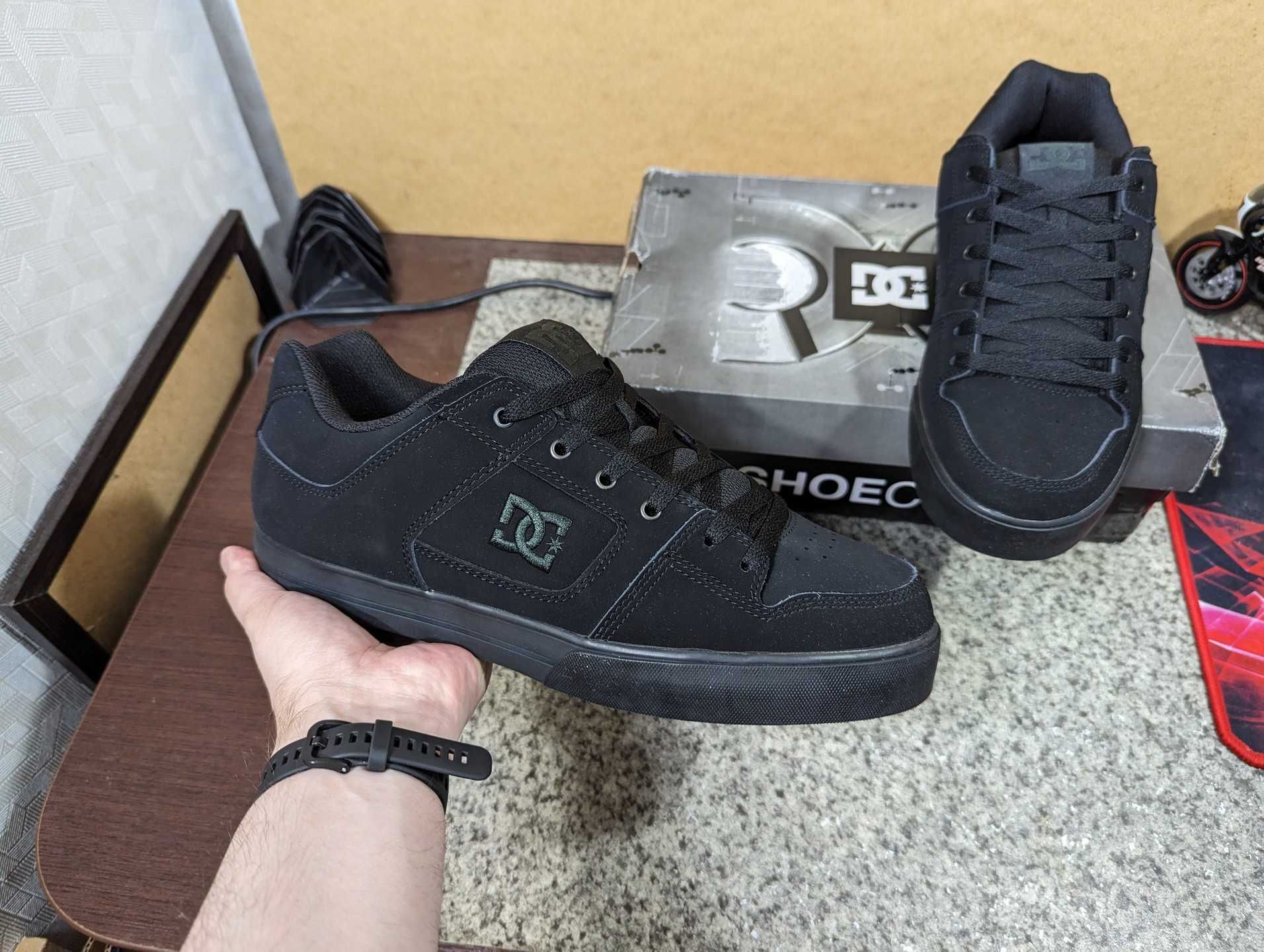 Кроссовки DC Shoes Pure Black кросівки кеди Нові Оригінал 42 46