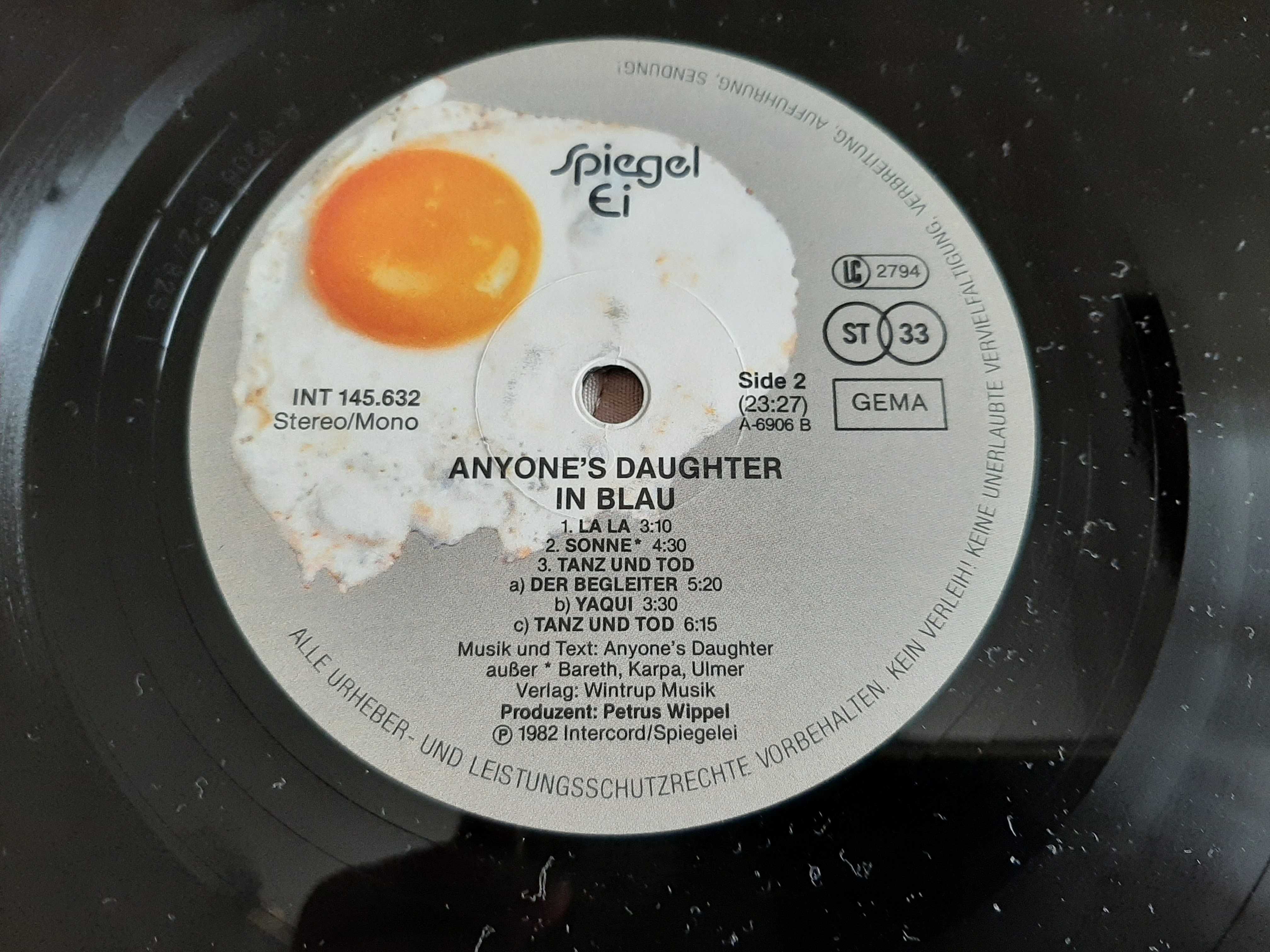 Anyone`s Daughter - In Blau - Germany - Vinil LP