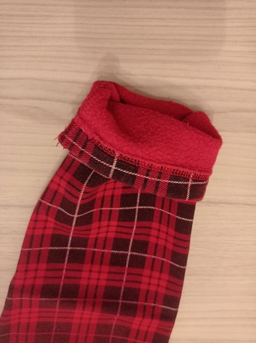 Ciepłe legginsy z meszkiem r.116